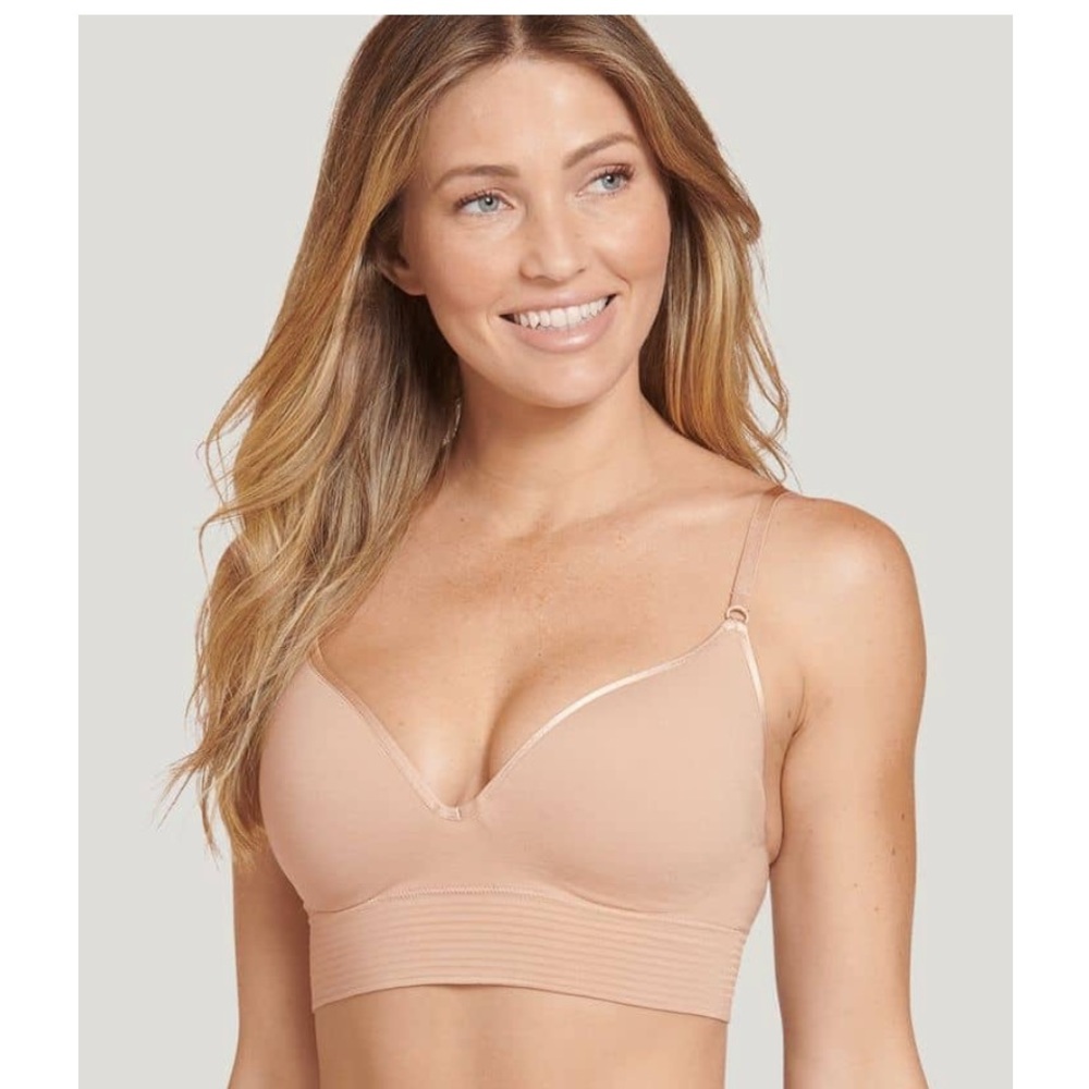 NWT Jockey bralette seamless molded cup - size Medium - color nude
